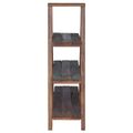 vidaXL Skladací regál Hnedá 79.5 x 35 x 112 cm Masívne obnovené drevo