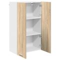 vidaXL Závesná skrinka Sonoma dub 60 x 31 x 100 cm Kompozitné drevo