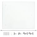 vidaXL Vchodová strieška z bezpečnostného skla VSG 135x90 cm nehrdzavejúca oceľ