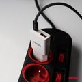 Sieťová nabíjačka 230V 20W GaN USB-C USB-A AMiO-04838