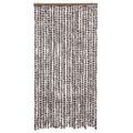 vidaXL Záves proti hmyzu, hnedý a biely 100x220 cm, ženilka