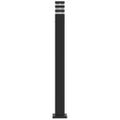 vidaXL Vonkajšia stojaca lampa čierna 110 cm hliník