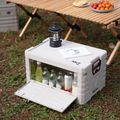 Skladací box s vekom NILS Camp NCB4004 50L sivý