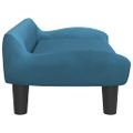vidaXL Pelech pre psa modrý 70x40x24 cm zamat