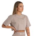 Dámske tričko CropTop Taupe - STRIX