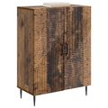 vidaXL Servírovacia skriňa Staré drevo 66 x 34,5 x 89,5 cm