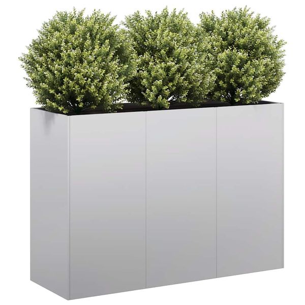 VidaXL kvetináč 120x40x80 cm Pozinkovaná oceľ