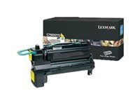 Extra vysoká výťažnosť - žltá - originálna - kazeta s farbivom LCCP - pre Lexmark C792, X792