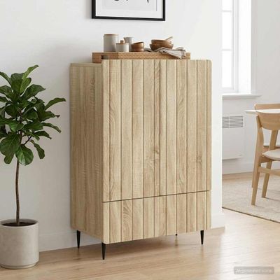 vidaXL Servírovacia skriňa Dub sonoma 66 x 34,5 x 97 cm