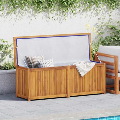 vidaXL Záhradný box 150x50x55 cm, tíkový masív