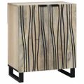 vidaXL Komoda set 3 ks Biela 180 x 33 x 75 cm Masívne mango drevo