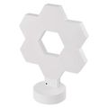 GoSmart LED stolná lampa Hexagon biela, 6 častí, RGBIC stmievateľná, WiFi