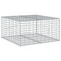 vidaXL Gabiónový kôš s krytom 100x100x50 cm pozinkované železo