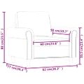 vidaXL Kreslo vínovo-červené 60 cm zamat
