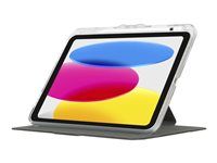 Puzdro s klopou pre tablet - priesvitná - pre Apple 10,9-palcový iPad (10. generácia); iPad A16 Wi-Fi, A16 Wi-Fi + Cellular