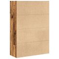 vidaXL Knižnica staré drevo 80x30x114 cm kompozitné drevo