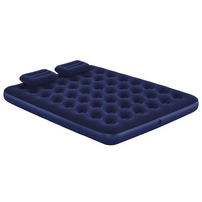 Bestway Semišová nafukovacia posteľ+vankúš a pumpa 203x152x22 cm 67374