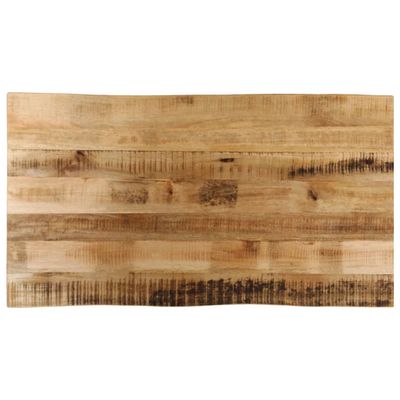 vidaXL Stolová doska živá hrana 120x60x2,5 cm masívny surový mangovník