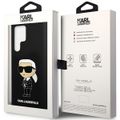 Puzdro Karl Lagerfeld pre Samsung Galaxy S24 Ultra KLHCS24LSNIKBCK čierna HC SILICONE NFT IKONIK