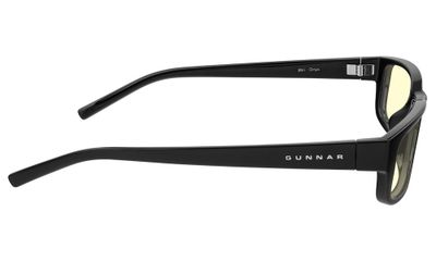 GUNNAR kancelárske/herrné okuliare ELIN ONYX jantárové sklá BLF 65 GUNNAR focus