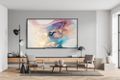 ELITE SCREENS plátno v pevném rámu 100" (254cm)/ 16:9/ 124,5×221,4cm/ gain 1.2/ CineGrey 3D/ bezrámové Projekcní plátno, v pevném rámu, 100" (254 cm), 16:9, 124,9 x 223,7 cm, Gain 1,1, CineGrey 3D, bezrámové