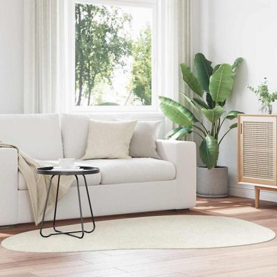 vidaXL Kusové koberce HUARTE Krémová 140 x 200 cm Polyester