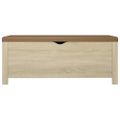 vidaXL Úložný box s vankúšom dub sonoma 105x40x45 cm kompozitné drevo