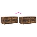 vidaXL TV skrinka, dymový dub 60x31x25,5 cm spracované drevo