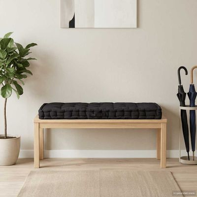 vidaXL Podložka na paletový nábytok 120x80x10 cm, čierna