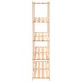 vidaXL Regál s 5 policami 170x38x170 cm, borovicový masív 500 kg
