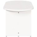 vidaXL Konferenčný stolík Biela 80 x 39,5 x 35 cm Borovicový masív