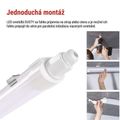 LED prachotesné svietidlo DUSTY 50W neutrálna biela, IP65