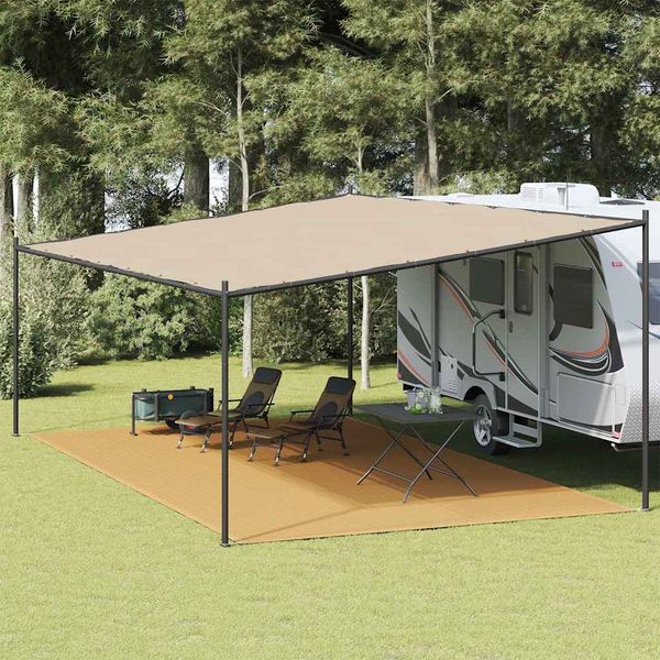 vidaXL Koberec do stanu pieskový 400x700 cm HDPE