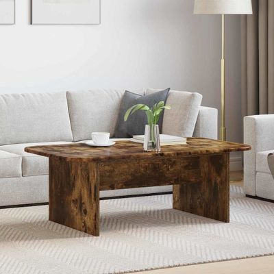 vidaXL Konferenčný stolík Dymová dub 93 x 53 x 33 cm Kompozitné drevo