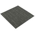 vidaXL Kobercová dlaždica Pruhovaná svetlozelená 50 x 50 cm 36 ks