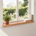 vidaXL Parapety 2 ks Lak 80 x 15 x 2 cm Masívne bukové drevo