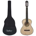 vidaXL Klasická gitara pre začiatočníkov a deti s taškou 1/2 34"