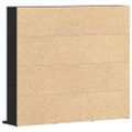 vidaXL Skrinka na CD, čierny dub, 100x23x89,5 cm, umelé drevo