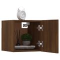 vidaXL Nástenné TV skrinky 8 ks hnedý dub 30,5x30x30 cm
