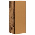 vidaXL Servírovacia skriňa ELST Staré drevo 40 x 35 x 100.5 cm