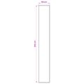 vidaXL Behúň LESAKA Hnedá 50 x 350 cm Diamantový zamat