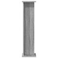 vidaXL Stojan na rastliny 2 ks Sivý Sonoma 25 x 25,5 x 100,5 cm