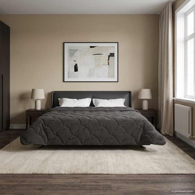 vidaXL Prikrývka na celý rok Šnurovaný Antracit 200 x 240 cm