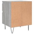 vidaXL Nočné stolíky 2 ks sivý dub sonoma 40x35x50 cm kompozitné drevo