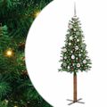 vidaXL Úzky vianočný stromček Zelená 150 cm