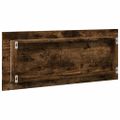 vidaXL LED kúpeľňové zrkadlo údený dub 100x8,5x37cm, kompozitné drevo