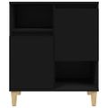 vidaXL Komody 3 ks čierne 60x35x70 cm kompozitné drevo