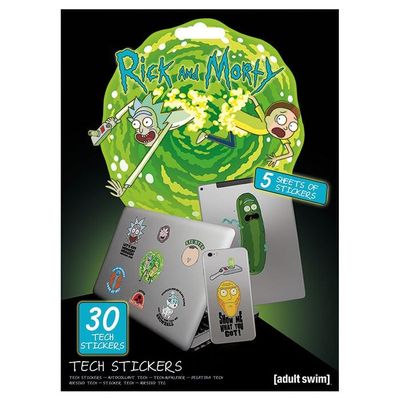 Sada vinylových samolepiek Rick and Morty - Adventures (30 ks)