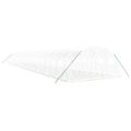 vidaXL Fóliovník s oceľovým rámom biely 88 m² 22x4x2 m