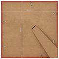 vidaXL Fotorámiky na stôl, koláž 5 ks, červené 20x20 cm, MDF